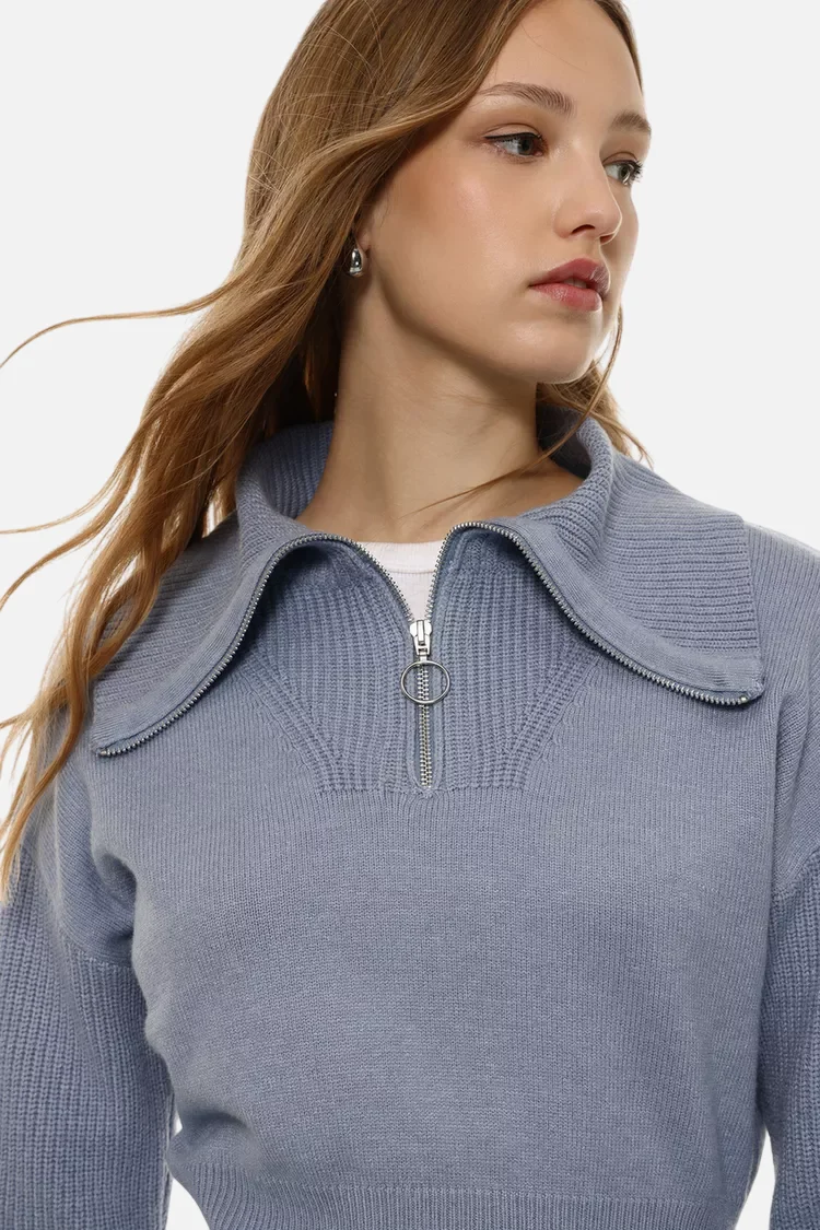 Zip neck jumper - Imagem 3